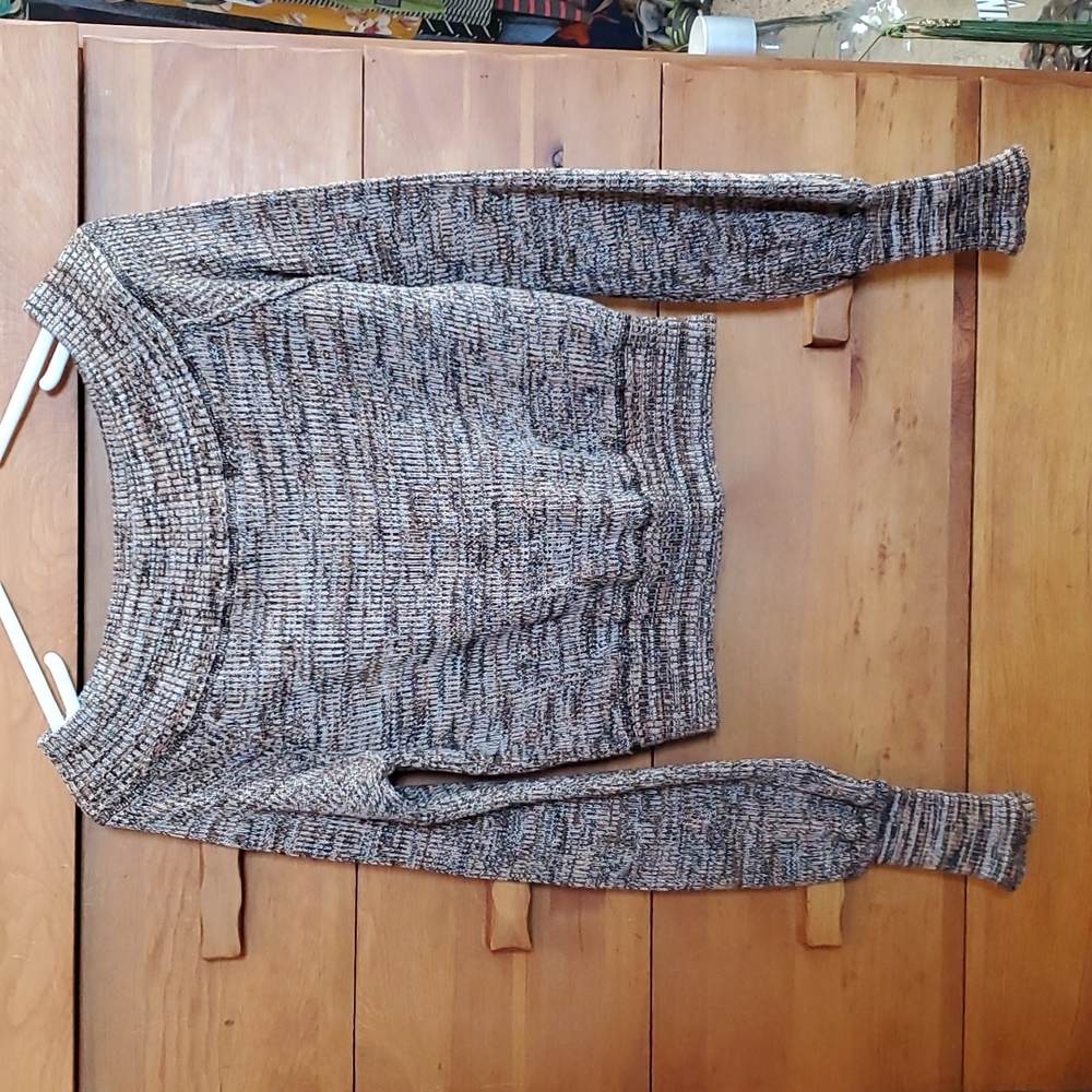 Free People: Sugar Rush off the shoulder sweater, "wild horse"